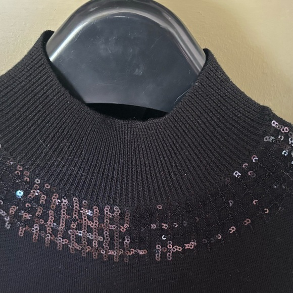 Tory Burch Black Sweater, size small, mock neck - Picture 3 of 6